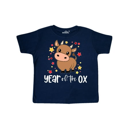 

Inktastic 2021 Year of the Ox Cute Gift Toddler Boy or Toddler Girl T-Shirt