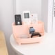 thumbnail image 5 of Desktop Organizer Storage Box | Plastic Multi-Compartment Pen Holder | Large Capacity Desk Caddy | White, Pink, Blue, Green | 7.4x4.25x4.25in | Durable, Stylish, Office Home Use, 5 of 6