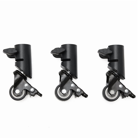 35mm Sliding Casters Wheel Universal Roller Slider Portable Rotation Swivel Wheels for Universal Speaker Bracket