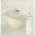 thumbnail image 4 of BergHOFF Neo Cast Iron 3qt. Round Dutch Oven 8" with Lid, Meringue, 4 of 7