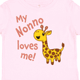 thumbnail image 4 of Inktastic My Nonno Loves me- cute giraffe Boys or Girls Toddler T-Shirt, 4 of 5