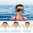 thumbnail image 4 of Goggles Adult Swimming Adult Waterproof Large Frame Swimming Goggles with Pc Anti Fog Lenses, Silicone Coating, Comfortable Training, 4 of 6
