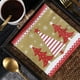 thumbnail image 4 of Servilletas de papel desechables de colores de Navidad, servilletas de fiesta con patrones impresos, 4 of 6