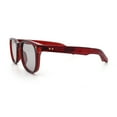 thumbnail image 6 of Gentlemanly Retro Horn Rim Hipster Fashion Plastic Sunglasses [Red - Grey], 6 of 7