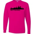 thumbnail image 3 of Inktastic San Francisco Skyline Long Sleeve T-Shirt, 3 of 5