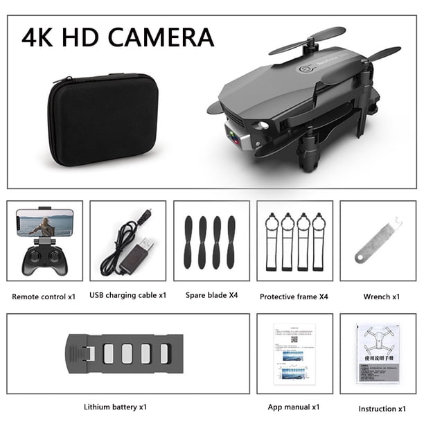 Xihbxyly Ofertas de Iluminación Drone 1080P Hd Cámara Wifi Fpv Selfie Quadcopter Modo Sin Cabeza Drone Toymin