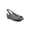 Pewter, variant on Open toe slingback wedge with Metallic studs, ANITA SILVER 8
