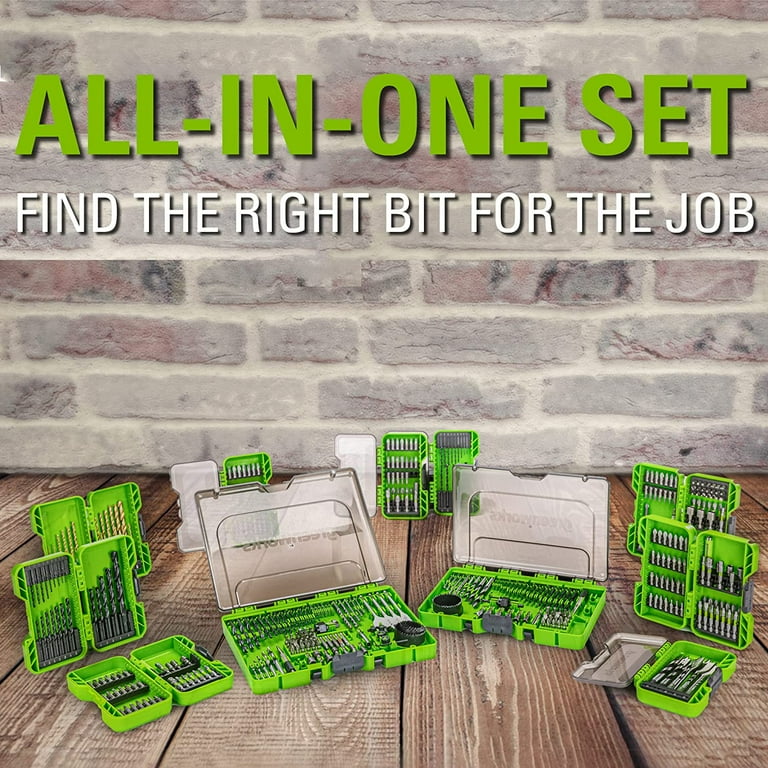 Greenworks 90 Piece Impact Rated Drilling and Driver Kit Tools Set