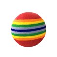 thumbnail image 2 of Sarkoyar Funny Pet Dog Puppy Cat Rainbow Striped Chewing Interactive Ball Teething Toy, 2 of 10