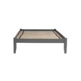 thumbnail image 2 of Atlantic Furniture Concord Lit Simple Plate-Forme avec Planche de Pied Ouverte en Gris, 2 of 4