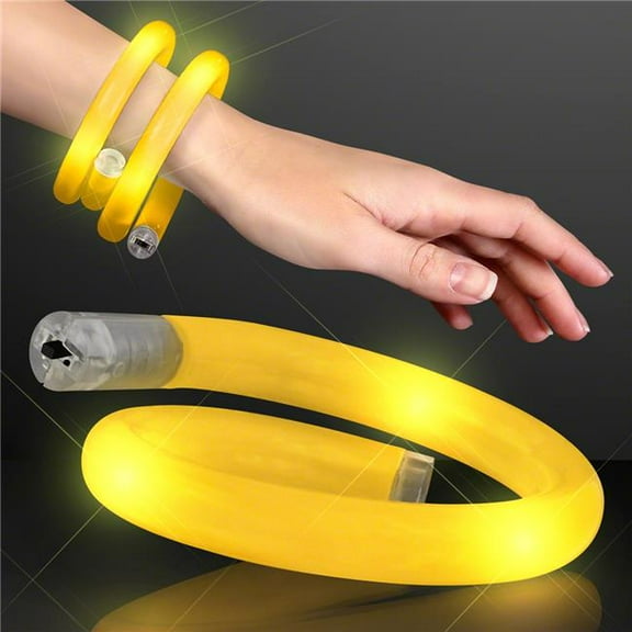 Blinkee 1145036 Light Up Tube Bracelet, Yellow