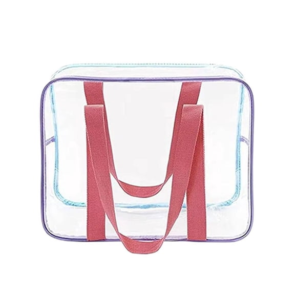 Large Waterproof Nylon Beach Bag With Side Pocket For Cosmetics Gym And Storage
