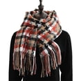 thumbnail image 1 of Bufanda de otoño e invierno para mujeres bufanda clásica Flow sugezi bufanda térmica bufanda a cuadros, 1 of 5