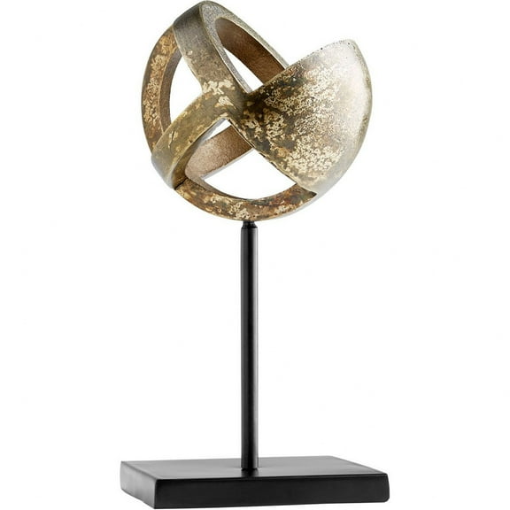 Cyan Design 11011 Grotto 6"W X 6"D X 12"H Abstract Sculpture By J. Kent Martin - Black