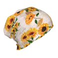 thumbnail image 2 of Honeii Sunflower 5 Print Kids Knit Beanie Watch Hat ,Knit Cap for Boys and Girls, 2 of 7