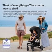 Mompush Wiz Pro 2-in-1 Baby Stroller with Bassinet Mode, Full-Size All-Terrain Premium Stroller from Newborn to Toddler, Pink, 23.8LB, Unisex