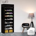 thumbnail image 3 of Closet Zapatera STAY ELIT Minimalista Armario Organizador Multifuncional Negro 27 pares 9 niveles, 3 of 5
