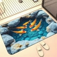 thumbnail image 6 of Koi Fish 3D Visual Floor Mat Polyester Non-Slip Rug For Indoor Hallway Living Room, 6 of 8