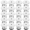 thumbnail image 3 of Shisuyan 20pcs Locking Pin Backs Metal Locking Clasp Pin Keepers for Displaying Badge Books Hats Bags (Random Color), 3 of 9