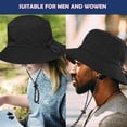 thumbnail image 6 of AYAMAYA Sun Hat Packabke, UV Protection Wide Brim Fishing Hats for Men Women, UPF50+ Beach Hiking Safari Hat, 6 of 7