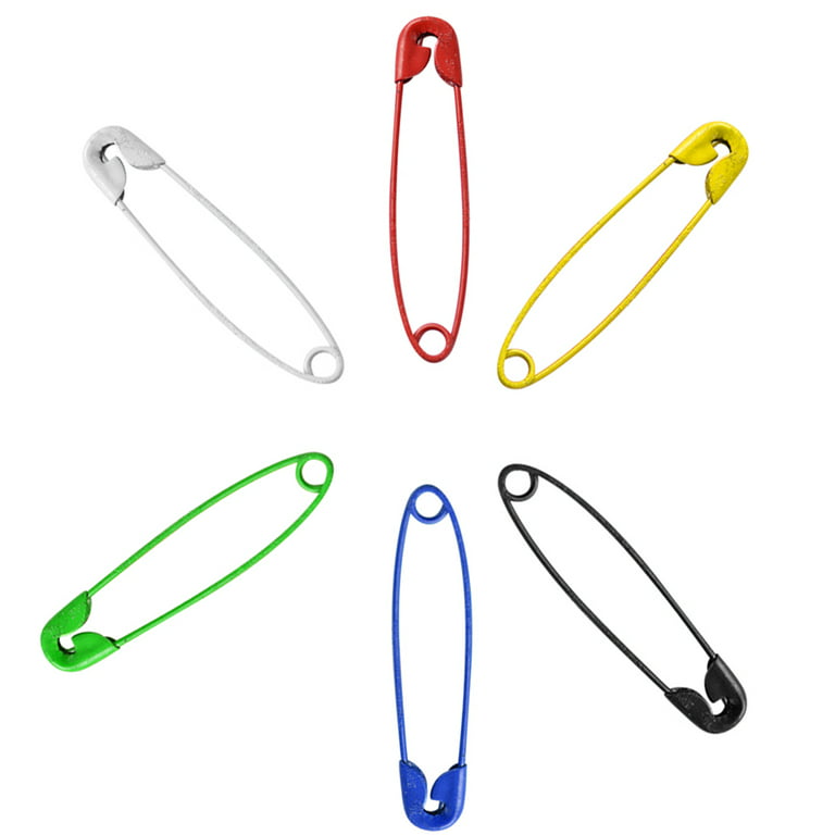 Rainbow Safety Pins Extra Large Safety Pins Colorful Brooch Pins Kilt Pins  Clothing Markers Pins Supply-10pcs 