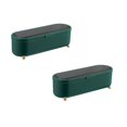 thumbnail image 1 of Oleegame 2PC Spice Dispenser Mini Kitchen Seasoning Box Divided Storage Rack Seasoning Box Containers | Removable With Spoons Kitchen Seasonings Organizer For Sugar Pepper Green, 1 of 9