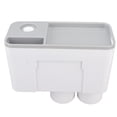 thumbnail image 2 of Toothpaste Dispenser, Punch Free Easy Storage Wall Mounted Toothpaste Dispenser Kit PP  For Bathroom For Kids Two Cups, Blue,Two Cups, Gray,Three Cups, Blue,Three Cups, Grey,Four, 2 of 8