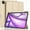Champagne Gold, variant on HCTian New iPad Air 13 Inch Case M3 2025/M2 2024 with Pencil Holder, Trifold Stand Smart Case with Soft TPU Back,Auto Wake/Sleep