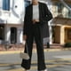 thumbnail image 5 of Pantalones Trajes de traje de dos piezas para mujer Conjuntos de traje casual de negocios de color sólido Primavera Otoño Ygjytge Negro T L para Mujer, 5 of 6