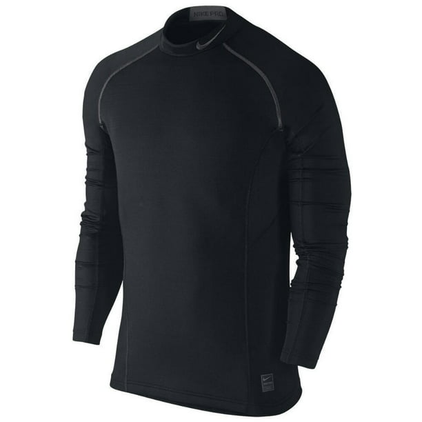 Nike - Pro Hyperwarm Dri-Fit Men's Compression Long Sleeve Shirt Size L ...