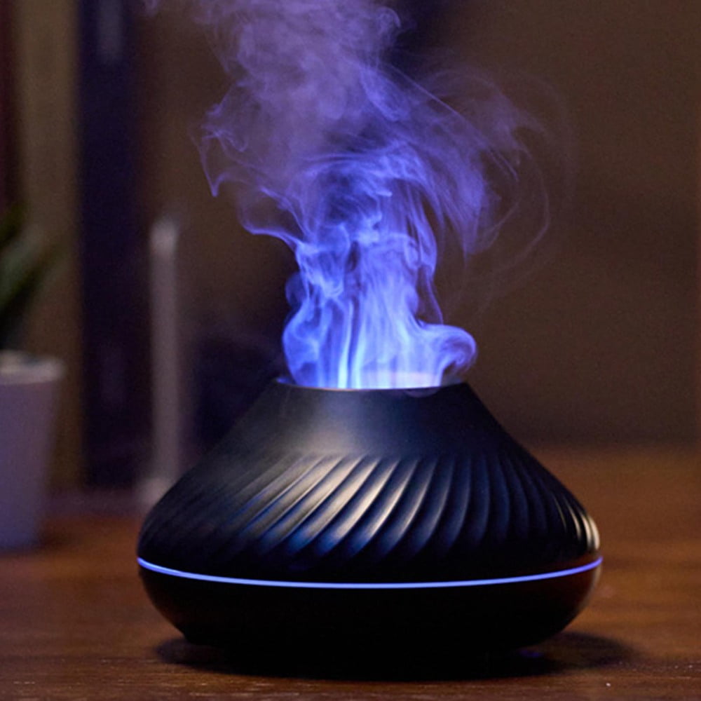 Flame Essential Oil Aromatherapy Machine 2 Levels of Adjustable Light Brightness Diffuser for