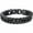 03.Black, variant on Silver Cuban Link Bracelet for Men Chunky 8mm/12mm/17mm Width Men's Chain Bracelets Stainless Steel Punk Jewelry Gift