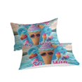 thumbnail image 2 of 3D Ice Cream Printed Comforter Cover Set Children Adult Unique Design Bedding Set Bedroom Decor,Full (80"x90"), 2 of 5
