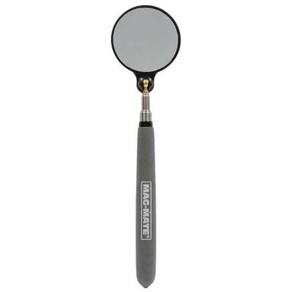 MAG-MATE IMS123 Telescoping Round Stainless Inspection Mirror, 36"