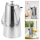 thumbnail image 3 of Jarra de agua fría de acero inoxidable espesada con tapa plana, contenedor de agua de gran capacidad de 2 l, suministros de oficina para servir jugo frío, té, 3 of 7