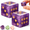 Purple, variant on 2Pcs 16mm Natural Crystal Mahjong Dice Set, 6 Sided Substantial Weight Decorative Gemstone Dice, Perfect Mahjong Hostess Gift & Tabletop Party Accessories