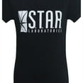 thumbnail image 3 of Flash  Star Labs Womens T-Shirt, Black - 2XL, 3 of 7