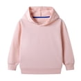 thumbnail image 4 of Boys Girls Hoodie Pullover Drop Shoulder Oversized Sweatshirt with Pocket Cotton Blend Long Sleeve Soft Casual Tops, 4 of 5