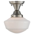 thumbnail image 6 of Meyda 9"w Revival Schoolhouse W/traditional Globe Semi-flushmount - 143957, 6 of 7