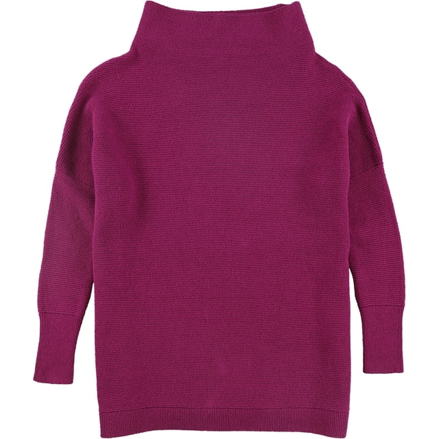 Free People Womens Ottoman Slouchy Tunic Sweater, Purple, Small