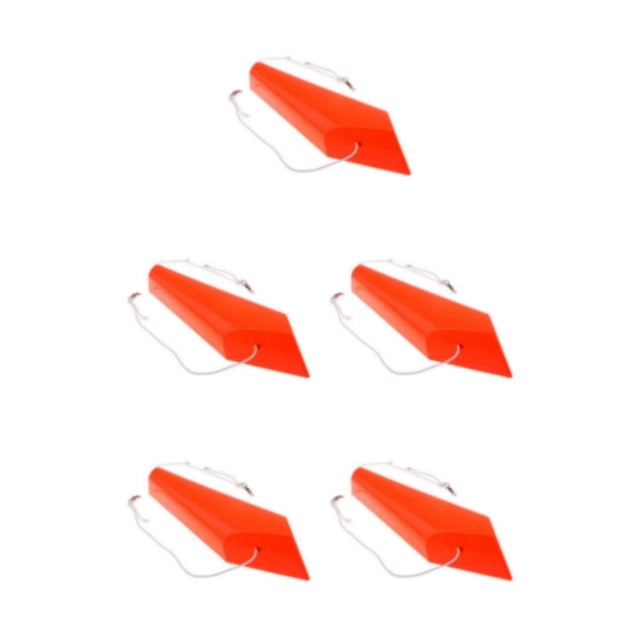 Baohd Sleek and Practical Splashing Float Boat Fishing Trolling Accessory Side Planer Diveboard Right 24cm 5Set