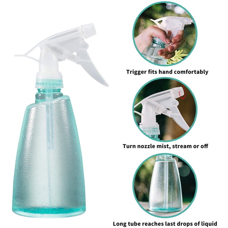 Yaju Plastic Spray Bottles 10oz 300ml Empty Plant Mister Water Bottles For Cleaning  Solution Plant Spray Bottles Gardening Trigger Water Empty Spraye