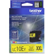 Brother LC10EY INKvestment 1,200 Page-Yield Super High-Yield Ink - Yellow