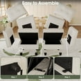 thumbnail image 5 of LLappuil Modular Sectional Sofa, Modular Sectional Couch with Storage, 7 Seat Corduroy Oversized Sofa with 5 Back Cushion 5 Throw Pillow Beige, 5 of 10