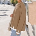 thumbnail image 5 of UDAUDU Womens Teacher Sweatshirts Fall Clothes Fashion School Outfits Cowboy Cozy Side Slits Patchwork Long Sleeve Pullover Tops Layered Winter Oversized Sweatshirts XL, 5 of 5