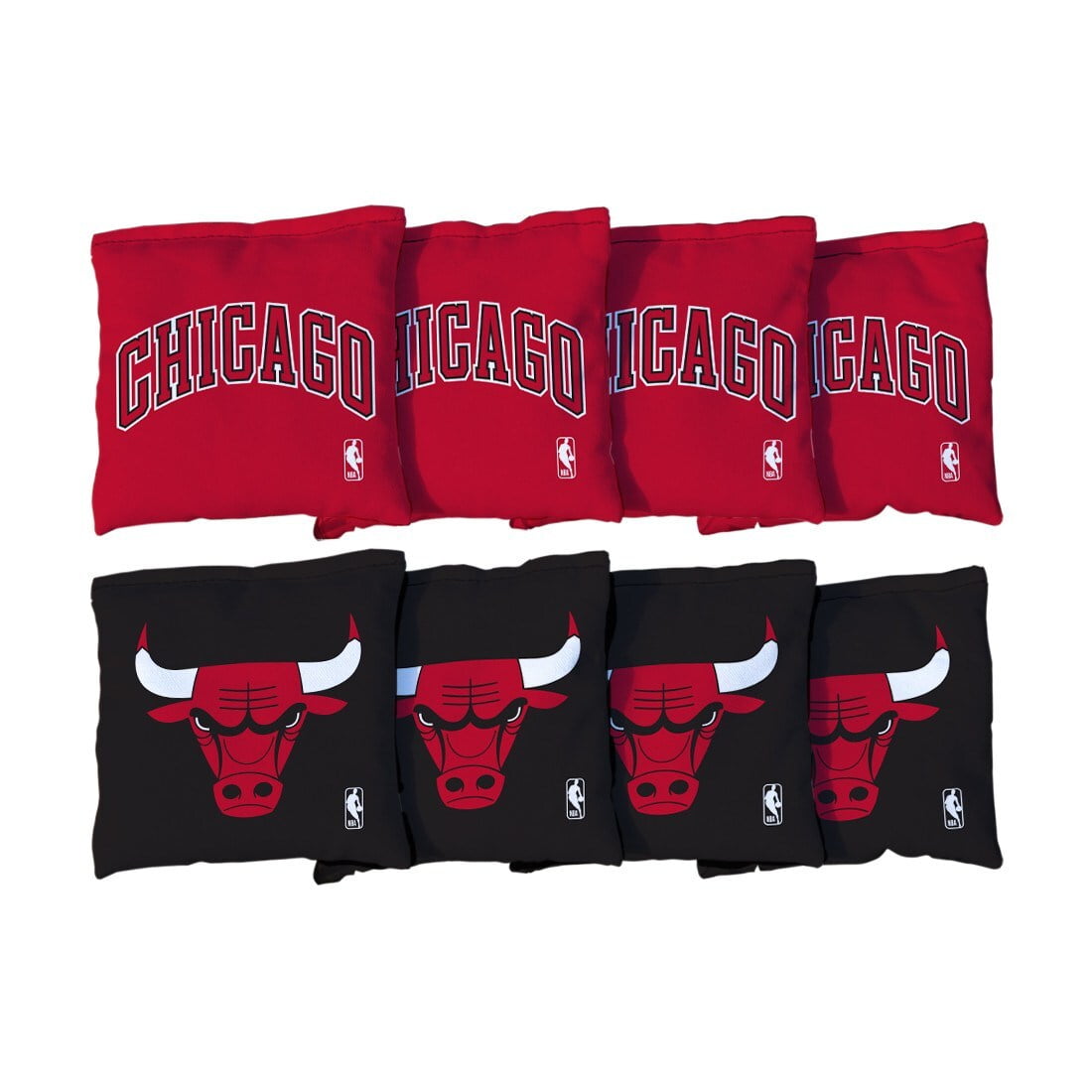 Set Of 8 Chicago Bulls Cornhole Bean Bags Top Quality FREE SHIPPING 