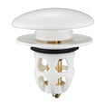 thumbnail image 2 of Aparatos de cocina, tapón universal para lavabo Core Bounce, tapa de cerámica para lavabo de baño, tapón de bañera emergente para desagüe de lavabo y bañera de 3,3 a 4,1 cm. Tapón de cerámica para fug, 2 of 9