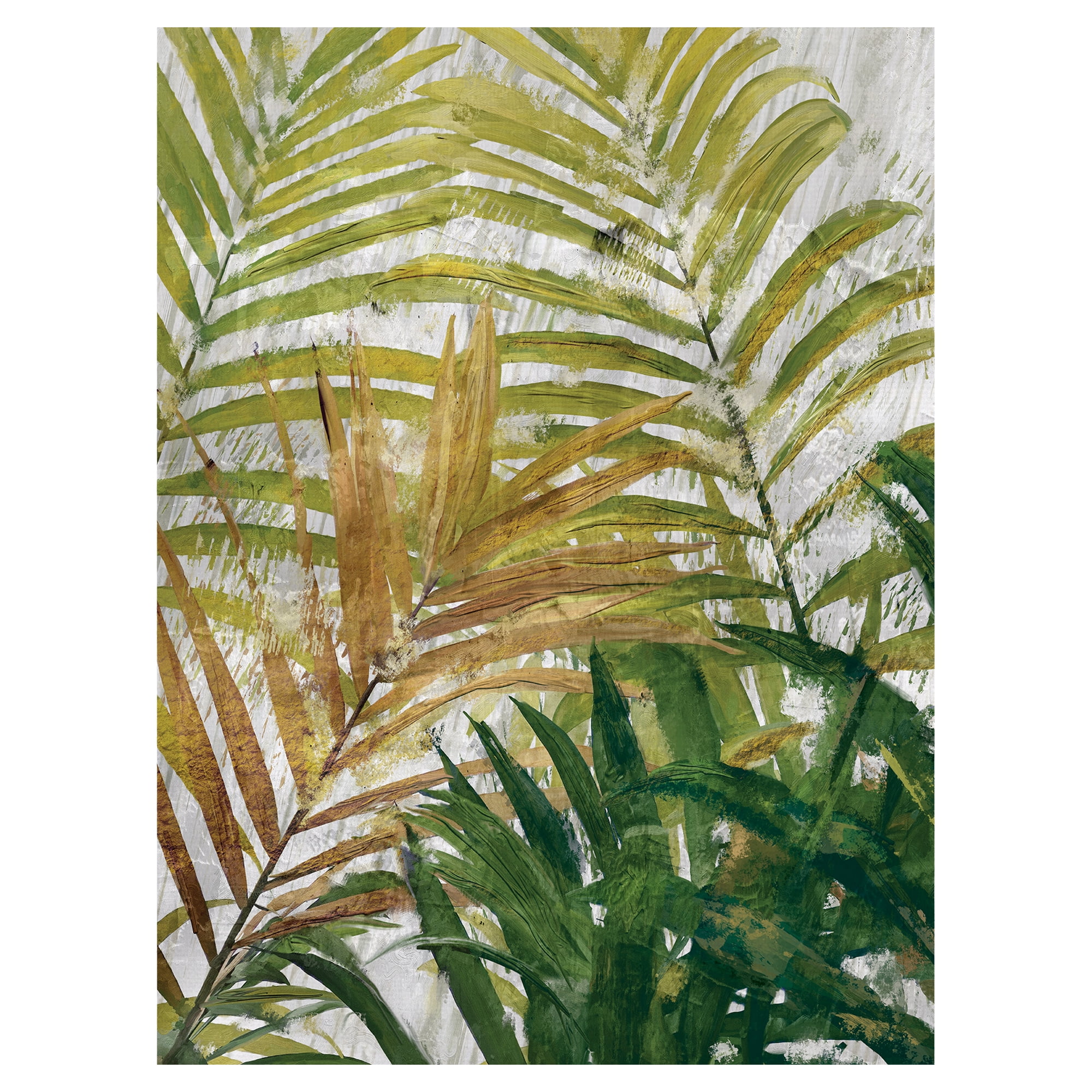 Tropical Fronds Portrait by Studio Arts Canvas Art