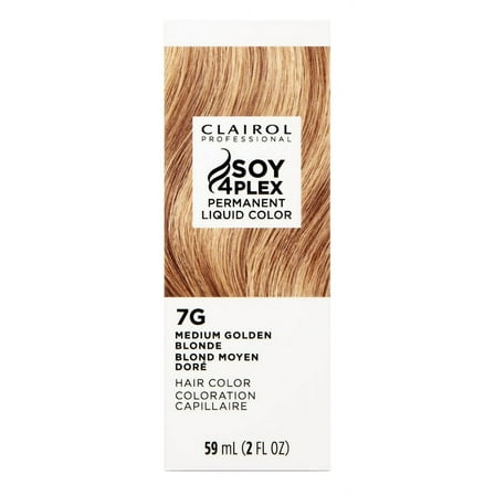 Clairol Professional Permanent 7G/41G Medium Golden Blonde 2oz (Pack of 2)