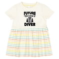 thumbnail image 3 of Inktastic Future Scuba Diver Girls Baby Dress, 3 of 5